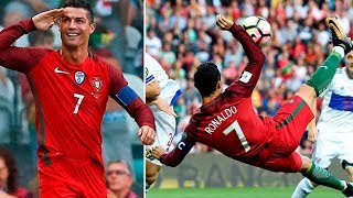 Cristiano Ronaldo ★ First bicycle kick [upl. by Harras444]