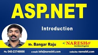 ASP NET Introduction  ASPNET Tutorials  MrBangar Raju [upl. by Airrat]