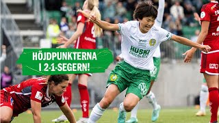 HÖJDPUNKTER  Hammarby 21 Norrköping  Hamano tvåmålsskytt [upl. by Hagood]