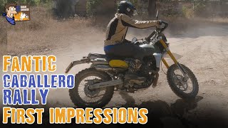 Fantic Caballero Rally 500  Off Road first impressions [upl. by Uahsoj]