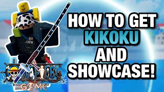 A One Piece Game New Kikoku Showcase  How To Get Roblox [upl. by Collyer273]