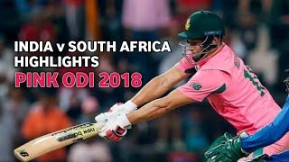 South Africa vs India 4th ODI 2018 Highlights [upl. by Orimisac]