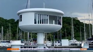 Instalan casa flotante en la Costa Arriba de Colón [upl. by Reo]