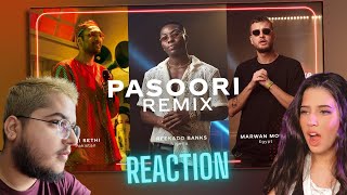 Pasoori Remix  REACTION  Ft Ali Sethi Marwan Moussa amp Reekado Banks  cokestudioAfrica [upl. by Llerred]