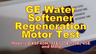 GE Water Softener ep7 Diagnostic Mode Procedure [upl. by Sokram]