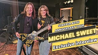 Michael Sweet discusses the 40th Anniversary Tour the New Album and his new Sully Guitar [upl. by Lockwood]