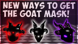 2 New Ways To Get The GOAT Mask Full Guide  RoGhoul  Roblox Tokyo Ghoul [upl. by Noman]