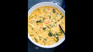 Amazing Broccoli Cheddar Soup  Try My Chow [upl. by Melan608]