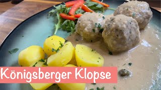 Fluffige Klopse Königsberger Art  lecker und gesund  Cholesterin senkend [upl. by Kelby]