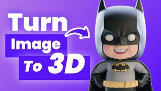 3 Tools to Turn 2D Image to 3D Model Using AI Free  Step by Step Tutorial 2024 [upl. by Inus439]