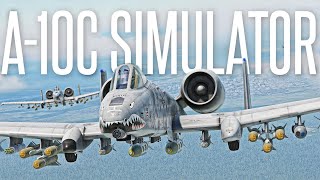 FLYING THE MOST REALISTIC A10 SIMULATOR  DCS World A10C II Gameplay [upl. by Ernesta]