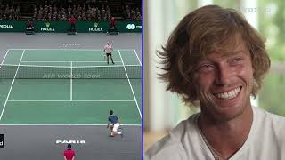 Andrey Rublev builds his PERFECT player ⭐️ [upl. by Eniowtna]