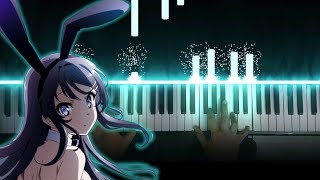 Seishun Buta Yarou wa Bunny Girl Senpai no Yume wo Minai ED  quotFukashigi no Cartequot Piano [upl. by Chrisman292]