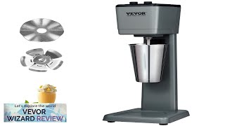 VEVOR Milkshake Maker Machine 375W Commercial Milk Shake Maker Mixer Single Head Review [upl. by Jepum]