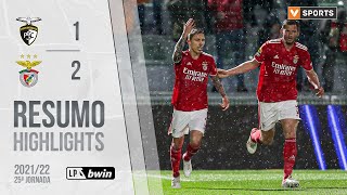 Highlights  Resumo Portimonense 12 Benfica Liga 2122 25 [upl. by Aneekahs348]