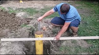 Post Barn Foundation Sonotubes and Concrete Installation [upl. by Bokaj175]