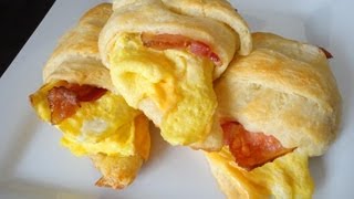 Bacon Egg amp Cheese Crescent RollUps [upl. by Stolzer]