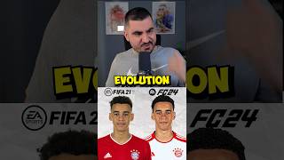 Jamal Musiala Evolution in FIFA Career Mode  FIFA 21  FC 24 [upl. by Nnasus613]