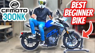 CFMOTO 300NK DETAILED OVERVIEW USA  FEATURESSPECSEXHAUST SOUND  BEST BEGINNER BIKE 2024 [upl. by Pas81]