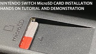 Maximize Nintendo Switch Storage StepbyStep Guide to Install a MicroSD Card  HandsOn Tutorial [upl. by Brittni]