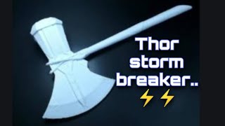 DIY craft  how to make thor storm breaker using chart ⚡ [upl. by Gran]