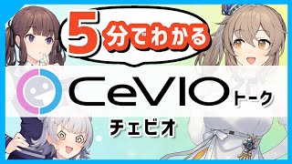 【初心者向け】CeVIO（チェビオ）ってなに？ を5分で解説（トーク版） [upl. by Tsew]