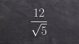 Dividing a integer by a radical [upl. by Norean]