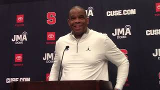 UNC Basketball Hubert Davis PostSyracuse Press Conference [upl. by Alic]