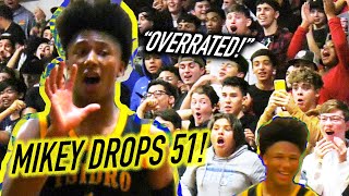 MIKEY WILLIAMS DROPS 51 amp Gets OVERRATED CHANTS HYPE CROWD Goes CRAZY Over EVERYTHING [upl. by Stoneman]