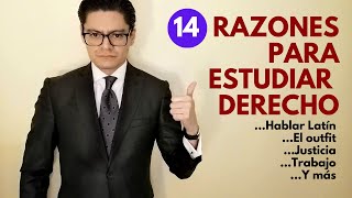 14 RAZONES PARA ESTUDIAR DERECHO [upl. by Hartzke982]