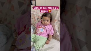 Signs of overfeeding in babiesnewbornbaby babycare parentingtips baby momlife [upl. by Airogerg]