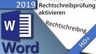 Word Rechtschreibprüfung aktivieren  einschalten dauerhaft o temporär in 1 MINUTE HD 2019 [upl. by Koralie26]