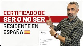 📄🇪🇸 Certificado de Residencia en España ¿cómo debo solicitarlo 🧐 [upl. by Lilly236]