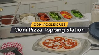 Ooni Pizza Topping Station  Ooni Accessories [upl. by Nimoynib966]