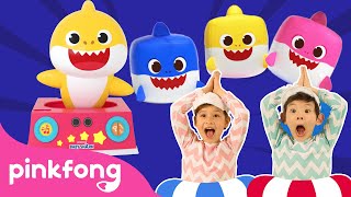 Play with Baby Shark Toys  Stacking Cups Bubble Blaster Dancing DJ  Baby Shark Songs  Pinkfong [upl. by Draude13]