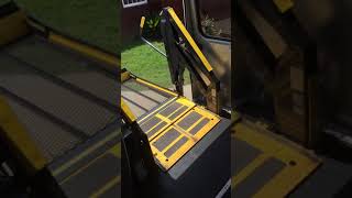 Chevrolet g3500 thomas built busses wheelchair lift operation [upl. by Savihc]