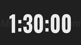 1 Hours 30 minute Timer  90 Minute Countdown Timer [upl. by Aicileb]