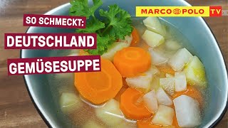 Gemüsesuppe das 4ZutatenRezept  einfach lecker amp schnell  Marco Polo TV [upl. by Obadias]