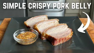 Simple Crispy Pork Belly [upl. by Nader]