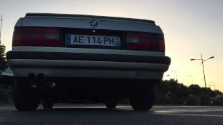 BMW e30 320i Sound full inox exhaust Supersport [upl. by Aikaj397]