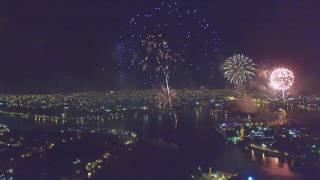 Fogos Reveillon 2017  PampulhaBelo HorizonteMG [upl. by Antonetta960]