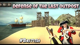 British defense last out post 🤯  Muskets of america 2 gameplay [upl. by Mafala]