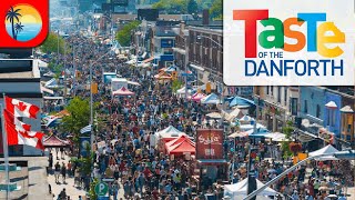 Taste Of Danforth Toronto Street Festival Saturday August 12 2023 [upl. by Rolland301]