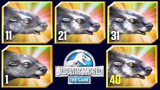 NEW LEGENDARY MYLODON MAX LEVEL FEEDING JURASSIC WORLD [upl. by Ruelle676]