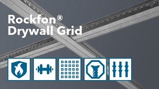 Introducing the Enhanced Rockfon® Chicago Metallic® Drywall Grid [upl. by Pilif]