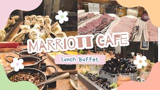 Hotel Buffet Philippines  Marriott Cafe Manila Marriott Hotel Luxury Lunch buffet [upl. by Jarad]