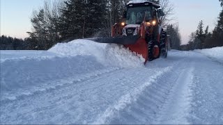 Diesel Cold Start HowTo and a whole lot of Tractor Snow Blowing [upl. by Hcnarb]