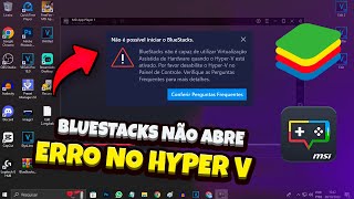 Emulador Não Abre  Erro no Hyper V Resolvido [upl. by Idnew]