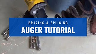 Brazing amp Splicing Auger Line [upl. by Suixela427]