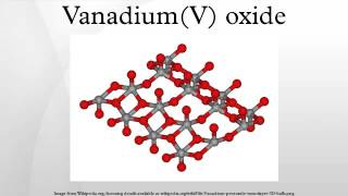 VanadiumV oxide [upl. by Parent829]